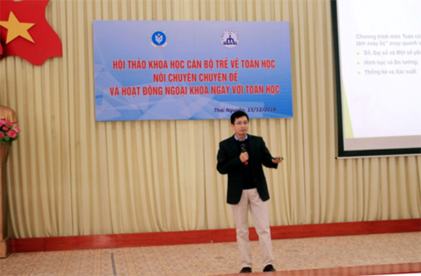 Báo cáo mời: GS.TSKH Phùng Hồ Hải (Viện trưởng Viện Toán học) về “Những vấn đề mới trong Chương trình môn Toán trong chương trình giáo dục Phổ Thông”